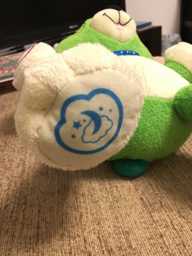 眠い時は、右足で♡