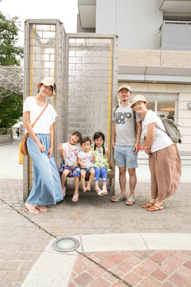 しょうごさん、ちはるさん、みほさん、さりちゃん(4歳)、いろはちゃん(4歳)、ひいろちゃん(1歳半)