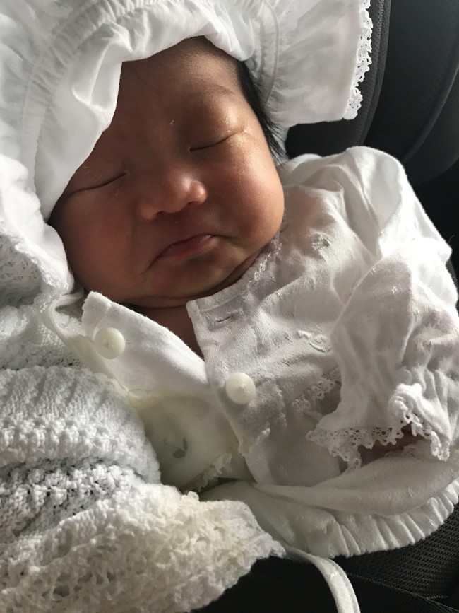 退院時に使うと決めていたチャイルドシートも、この時にゲット。セットまで済ませておいたので、退院後スムーズでした