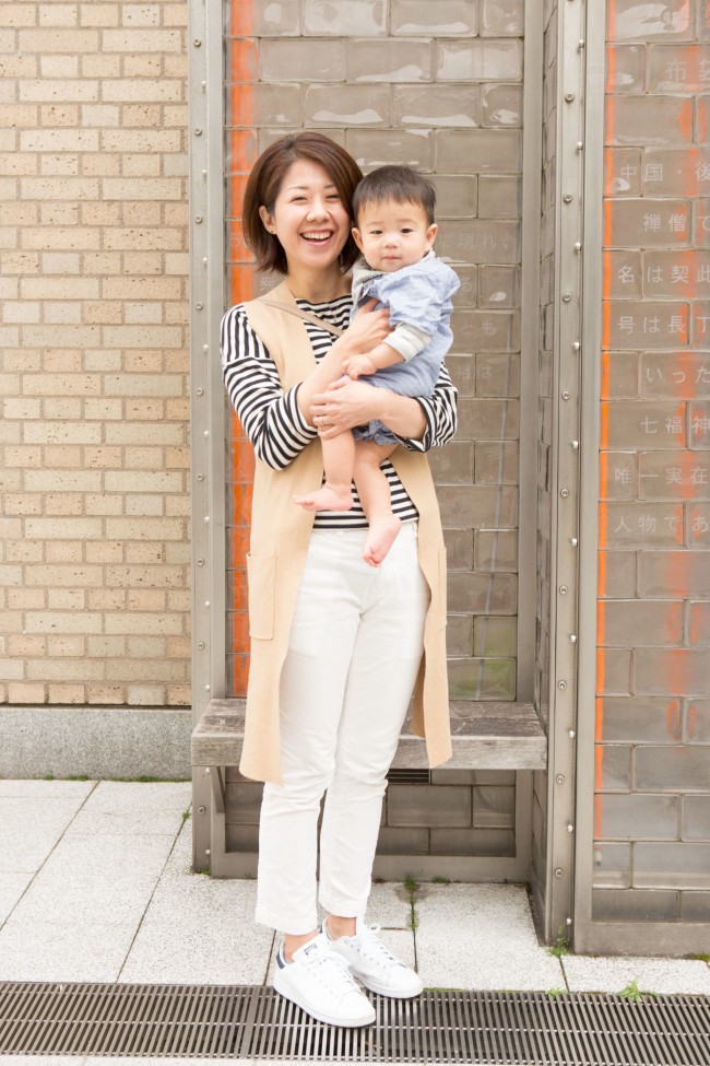 S.Eさん、I.Eくん(10ヶ月)