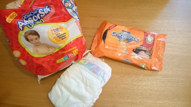 現地のオムツ事情を知りたくて、購入してみました
