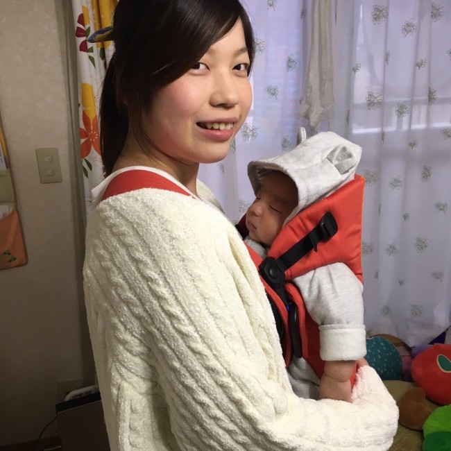 たくさんの抱っこひもをお客様に勧めてきたわたしにとって、息子との抱っこひもデビューは感慨深いものでした!