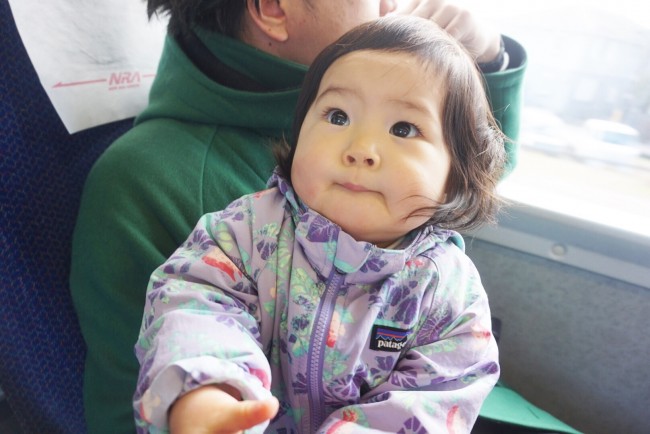 電車移動の我が家。ベビーカーと抱っこひも、と大荷物なので、アクセスの良い秩父に決定!