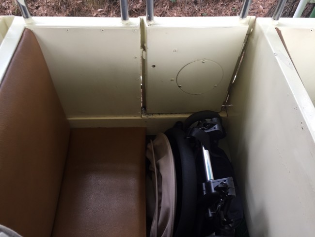 遊園地にあるモノレールにものせることができました。ベビーカーを置いていかなくても良いので安心!