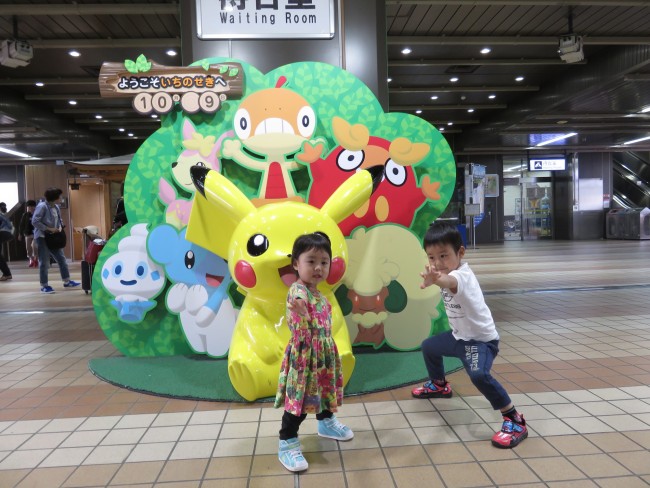 一ノ関駅に到着! 子供も楽しく、大人も美味しい“ポケモン列車旅”でした!
