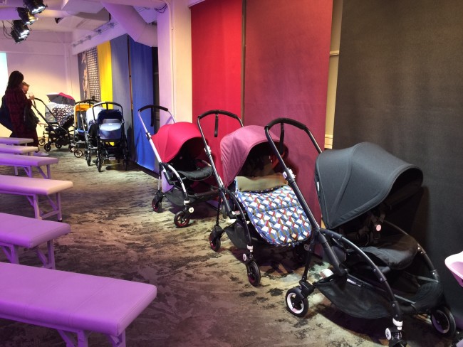会場には新たな装いのBugaboo Bee5が!