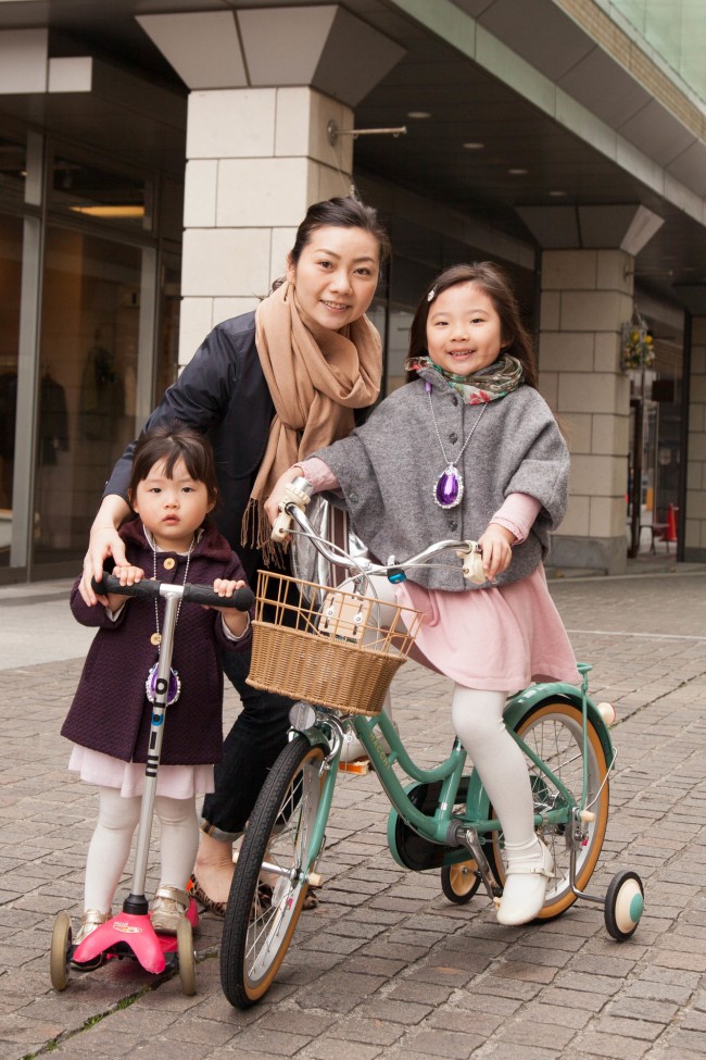 わかこさん、りりちゃん(6歳)、ねねちゃん(2歳)