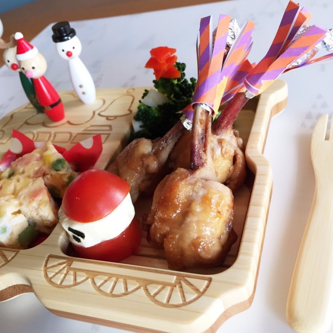 親子で楽しむクリスマスごはん チューリップチキンとツリーとサンタのご馳走プレート 代官山スタイル By Blossom39