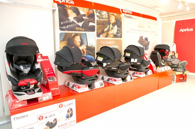 東京支社におうかがいしてきました♪ チャイルドシートやベビーカーがずらりと並ぶショールームは圧巻!