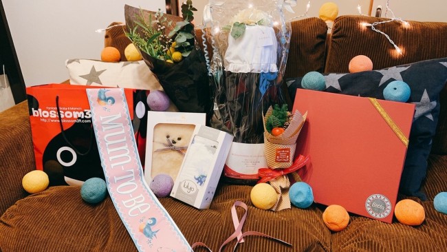 《ベビーシャワーをしてもらいました♡》欲しいものをリクエストしちゃおう、今年最旬の出産祝いはこれ!