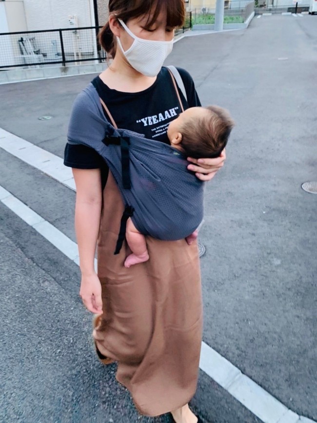 サッと抱っこで快適 スリング系抱っこひも ミニモンキーって 第二子以降 夏におすすめ 代官山スタイル By Blossom39 サッと抱っこで快適 スリング系抱っこひも ミニモンキーって 第二子以降 夏におすすめ 代官山スタイル By Blossom39