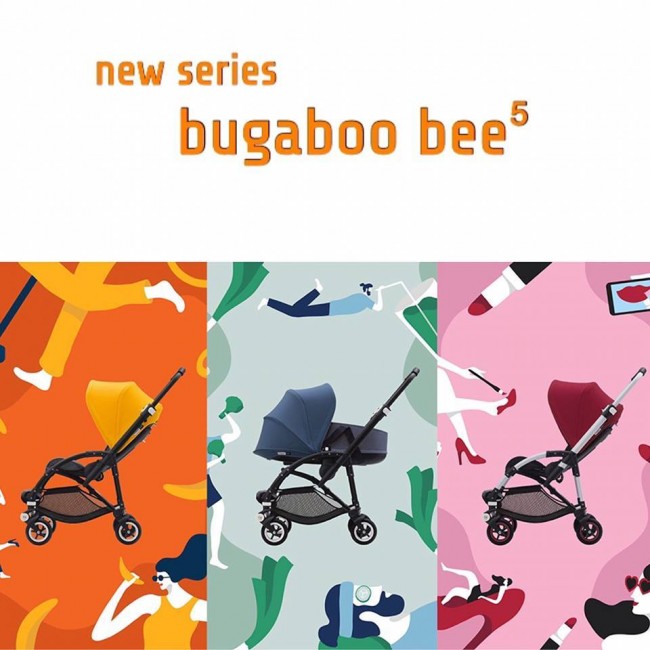 Bugabooなかでも日本で特に人気を誇るBeeシリーズ。今回は、Bugaboo Bee5がデビュー!