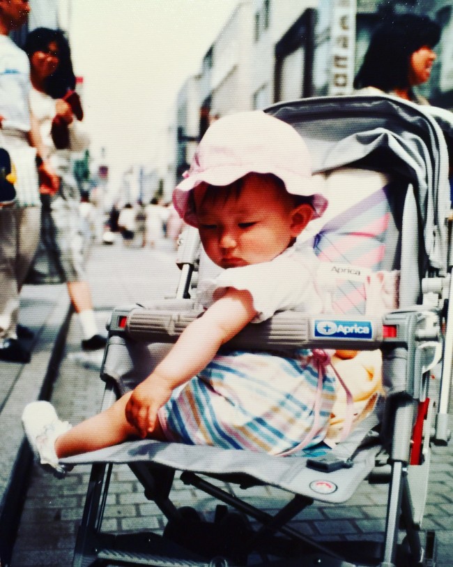 私の母は、アップリカのベビーカーを選んだときのことや、私を乗せていたときのことを鮮明に覚えていて驚きました