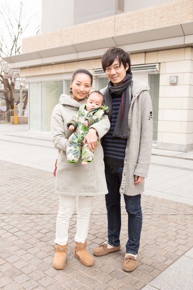 S.Iさん、Y.Iさん、Kくん(4ヶ月)