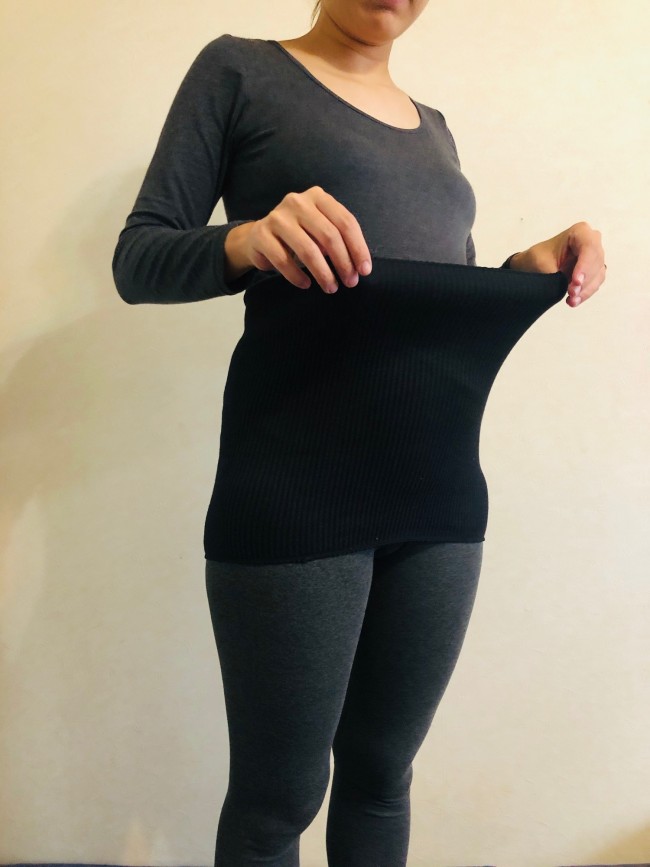 縫い目やつなぎ目などがなく、上下・向き、どこのポジションで身につけてもストレスなし!