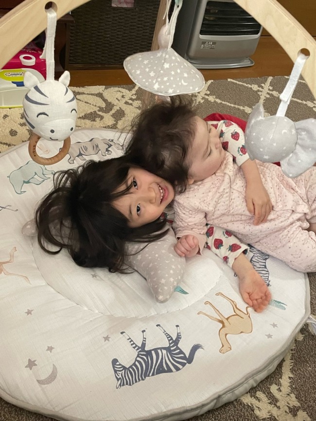 姉妹で楽しく遊ぶスペースにもなりました♡