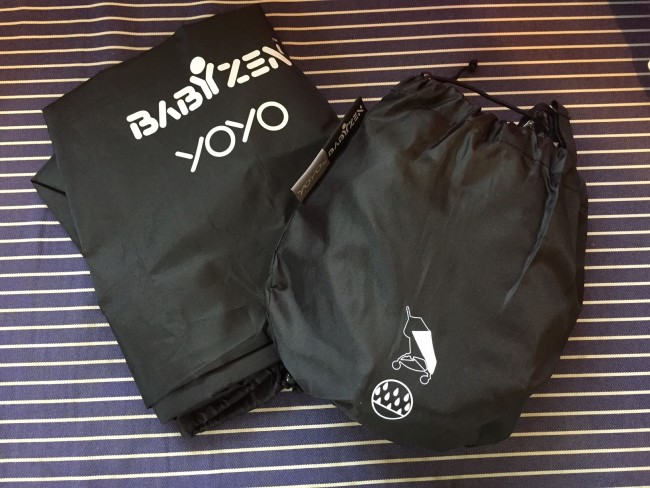 レインカバーと収納袋もコンパクトで持ち運び楽々!