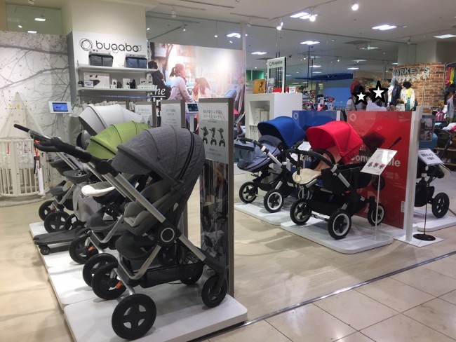 実際にいろいろな種類を押してみられるので、迷っているママは絶対訪れるべき!