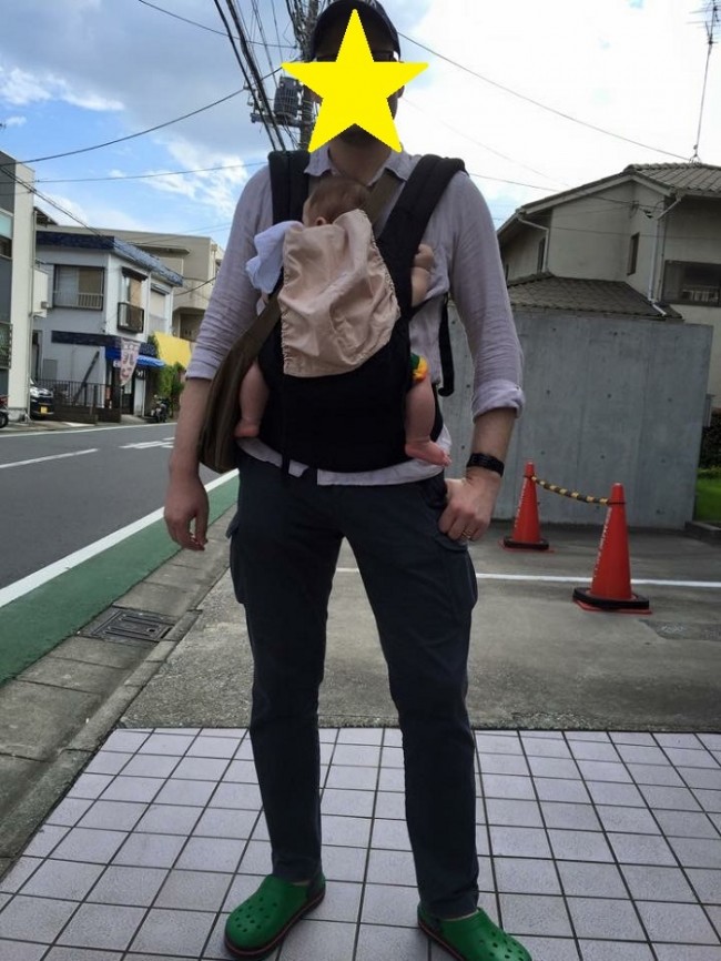 実家から初めてお出かけする時のショット