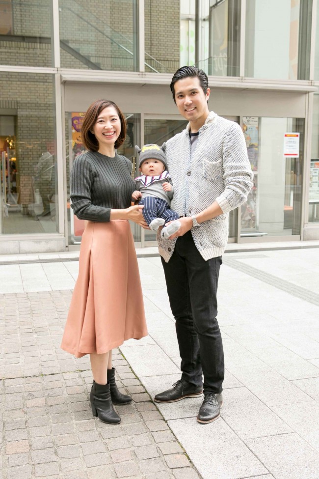 石川正寛さん、諒子さん、せなくん(5ヶ月)