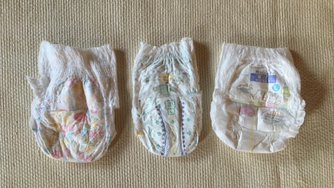 《比べてはじめてわかった!》子どもの成長と体型で使い分けしたい、人気3ブランドのおむつ徹底比較♪