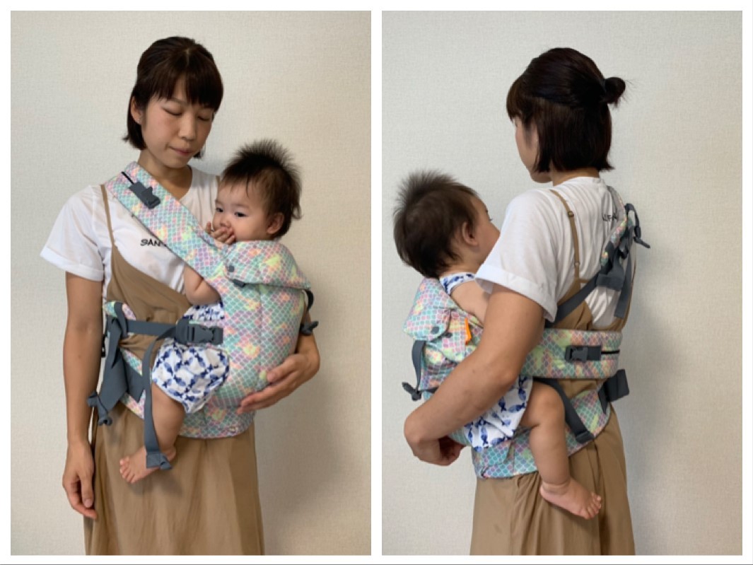 シンプルが主流に対抗 やっぱり柄モノは可愛くて目立つ 秋冬抱っこひもはベコ ジェミニで決まり 代官山スタイル By Blossom39